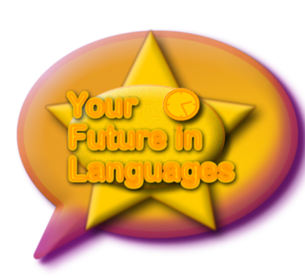 Logo for a language event